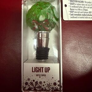Light Up Green Bottle Topper